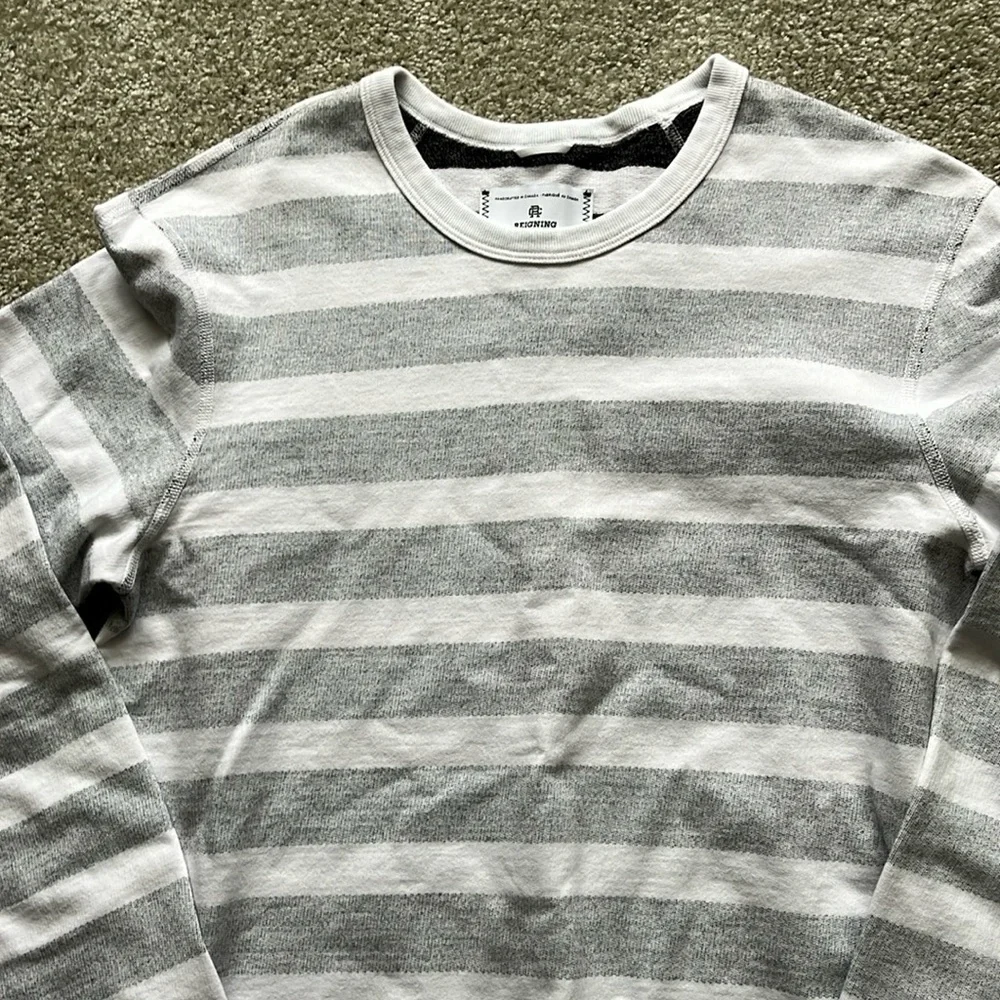 NWOT Reigning Champ mens long sleeve sweatshirt t-shirt - M - Picture 2 of 6